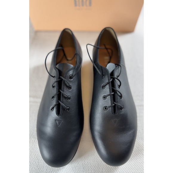 Bloch Jazz Tap Shoes Mens Size 8 Leather S0301M Shockwave‎ Professional Dance